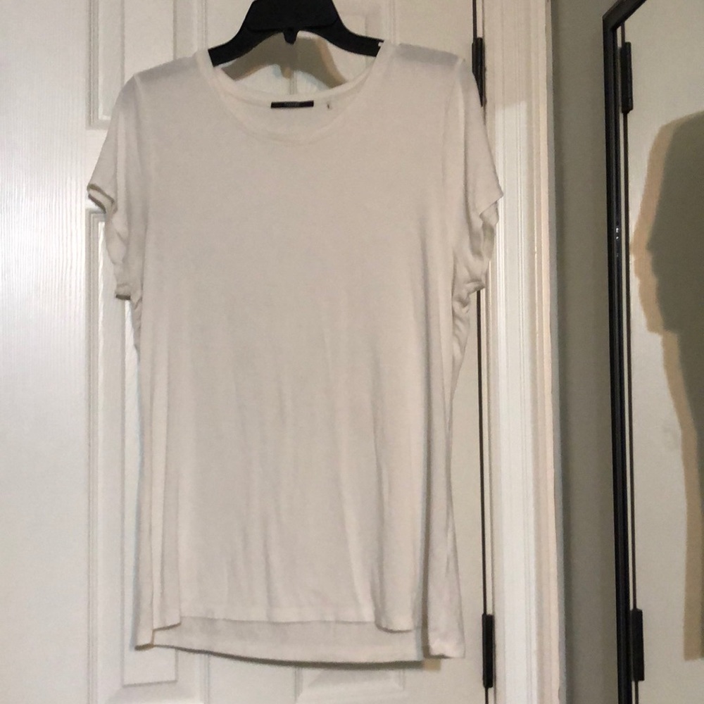 Tahari white shirt size medium